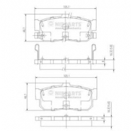 Комплект тормозных колодок NIPPARTS J3611034