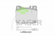 Комплект тормозных колодок KAGER 35-0347