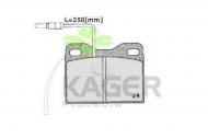 Комплект тормозных колодок KAGER 35-0399