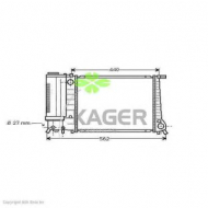 Теплообменник KAGER 31-0107