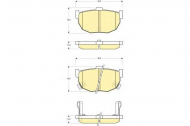 Комплект тормозных колодок GIRLING 6133689