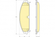 Комплект тормозных колодок GIRLING 6141349