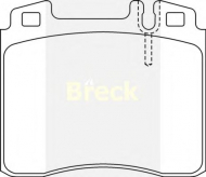 Комплект тормозных колодок BRECK 21303 00 703 20