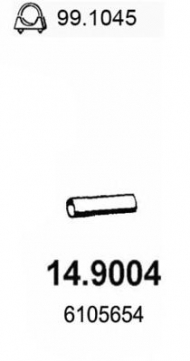Трубка ASSO 14.9004