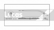 Щетка стеклоочистителя LUCAS ELECTRICAL LLWCR16B