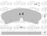 Комплект тормозных колодок CIFAM 822-017-0
