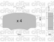 Комплект тормозных колодок CIFAM 822-024-0