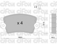 Комплект тормозных колодок CIFAM 822-186-0