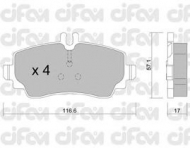Комплект тормозных колодок CIFAM 822-310-0
