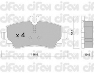Комплект тормозных колодок CIFAM 822-310-1