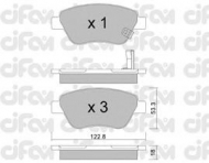 Комплект тормозных колодок CIFAM 822-321-2