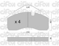 Комплект тормозных колодок CIFAM 822-584-0