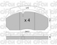 Комплект тормозных колодок CIFAM 822-586-0