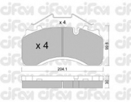 Комплект тормозных колодок CIFAM 822-590-0