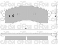 Комплект тормозных колодок CIFAM 822-626-0