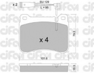 Комплект тормозных колодок CIFAM 822-668-0K
