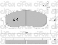 Комплект тормозных колодок CIFAM 822-762-0