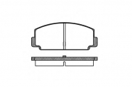 Комплект тормозных колодок WOKING P1753.60