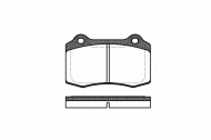 Комплект тормозных колодок WOKING P5343.30