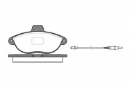 Комплект тормозных колодок WOKING P7023.02