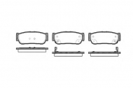 Комплект тормозных колодок WOKING P11633.02