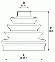Комплект пыльника OPEN PARTS SJK7195.00
