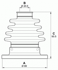 Комплект пыльника OPEN PARTS SJK7226.00