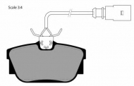 Комплект тормозных колодок Brake ENGINEERING PA1470