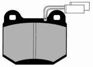 Комплект тормозных колодок Brake ENGINEERING PA603