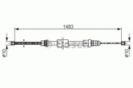 Трос BOSCH 1 987 477 462