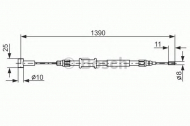 Трос BOSCH 1 987 482 213