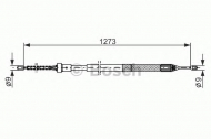 Трос BOSCH 1 987 482 308