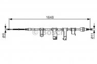 Трос BOSCH 1 987 482 350