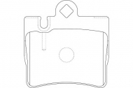 Комплект тормозных колодок WAGNER WBP23078A