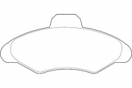 Комплект тормозных колодок WAGNER WBP21171A