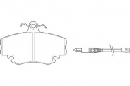 Комплект тормозных колодок WAGNER WBP21463A