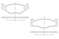 Комплект тормозных колодок KOSHIMO 1850.0058202