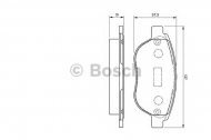 Комплект тормозных колодок BOSCH 0 986 424 659