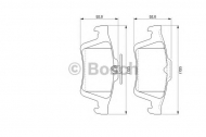 Комплект тормозных колодок BOSCH 0 986 494 127