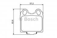 Комплект тормозных колодок BOSCH 0 986 494 231