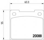 Комплект тормозных колодок HELLA PAGID 8DB 355 005-971