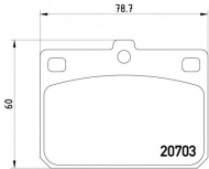Комплект тормозных колодок HELLA PAGID 8DB 355 007-261