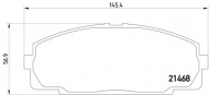 Комплект тормозных колодок HELLA PAGID 8DB 355 016-921