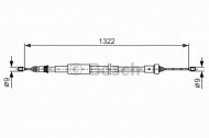 Трос BOSCH 1 987 482 385