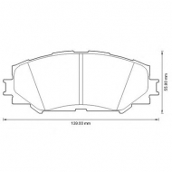 Комплект тормозных колодок JURID 572598J