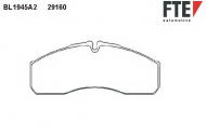 Комплект тормозных колодок FTE BL1945A2