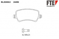 Комплект тормозных колодок FTE BL2049A3