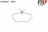 Комплект тормозных колодок FTE BL2064A3
