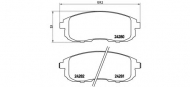Комплект тормозных колодок BREMBO P 23 126
