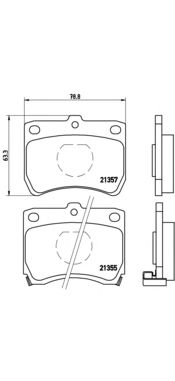 Комплект тормозных колодок BREMBO P 49 013